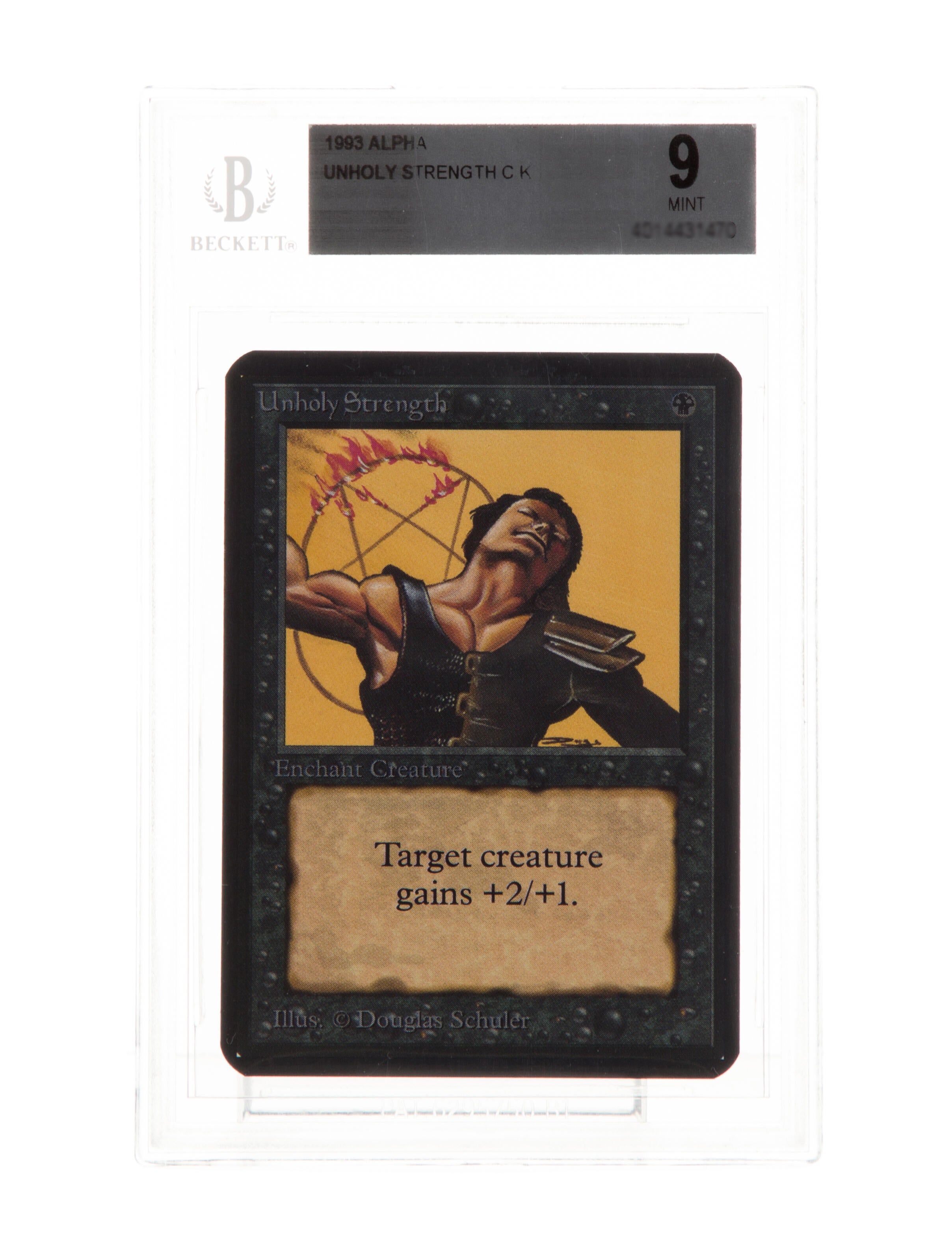 Trading Cards 1993 Magic The Gathering Unholy Strength C K Alpha 131