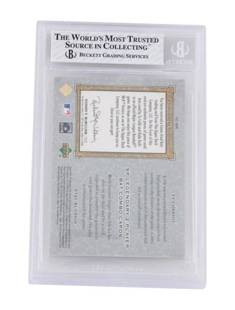 Trading Cards 2001 SP Legendary Cuts Game Used Bat Combo Card Ty Cobb/Babe Ruth BGS 8 /25 #TC-BR - POP 1