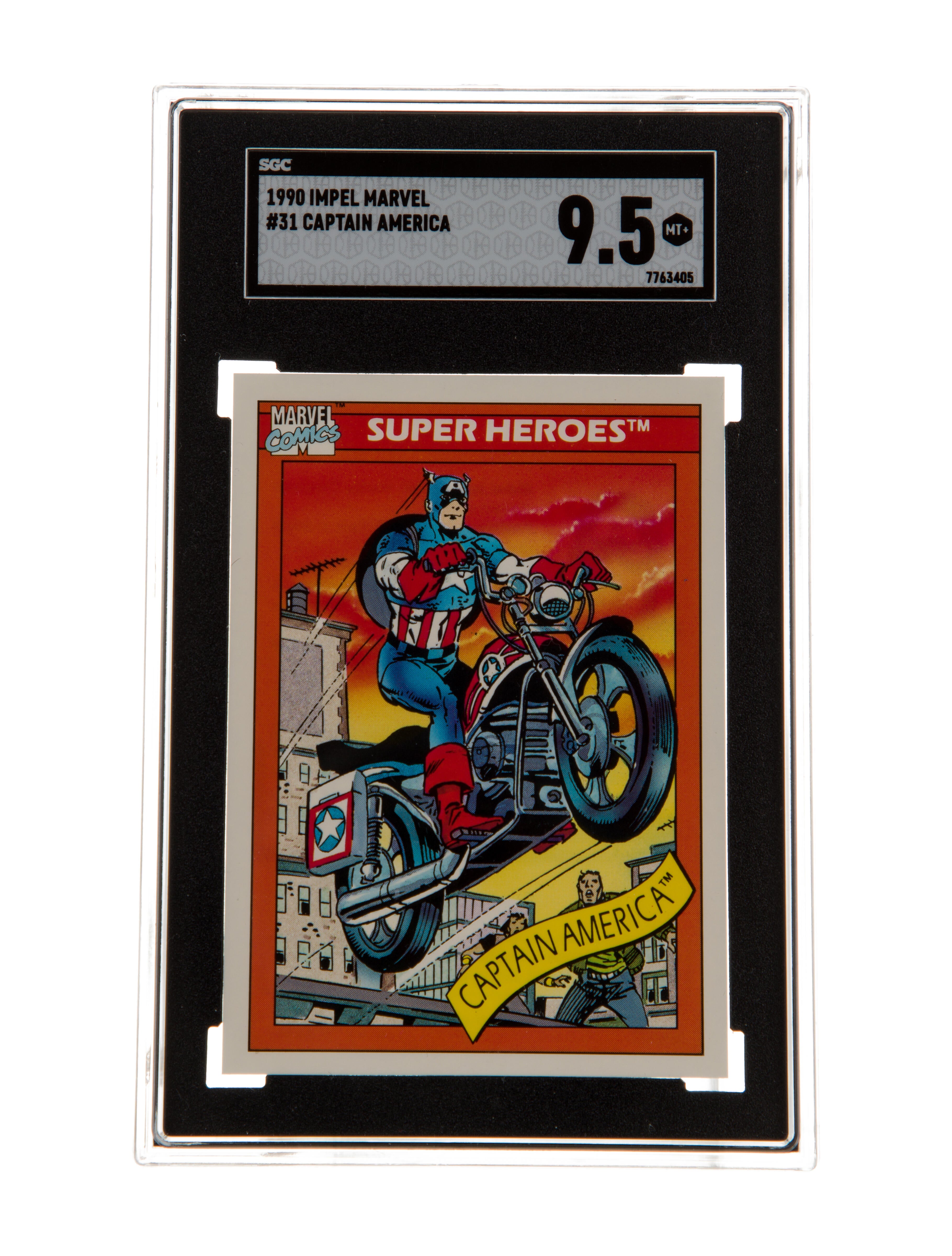 Trading Cards 1990 Impel Marvel Captain America SGC 9.5 31 POP 21