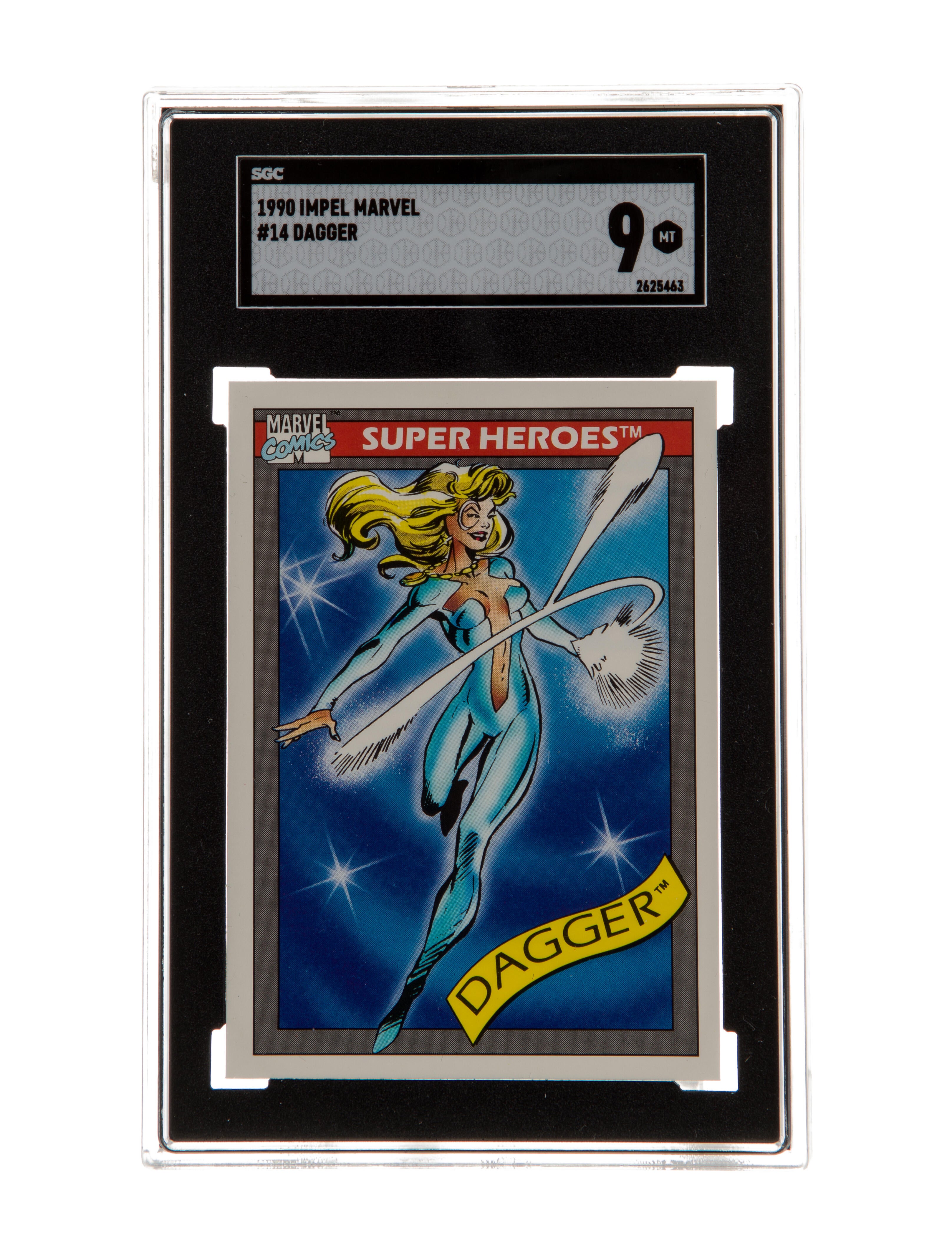 Trading Cards 10Piece 1990 Impel Marvel Trading Card Bundle SGC 99.