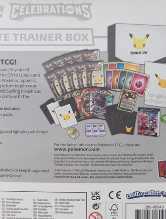 Trading Cards Pokemon Celebrations Elite Trainer Box