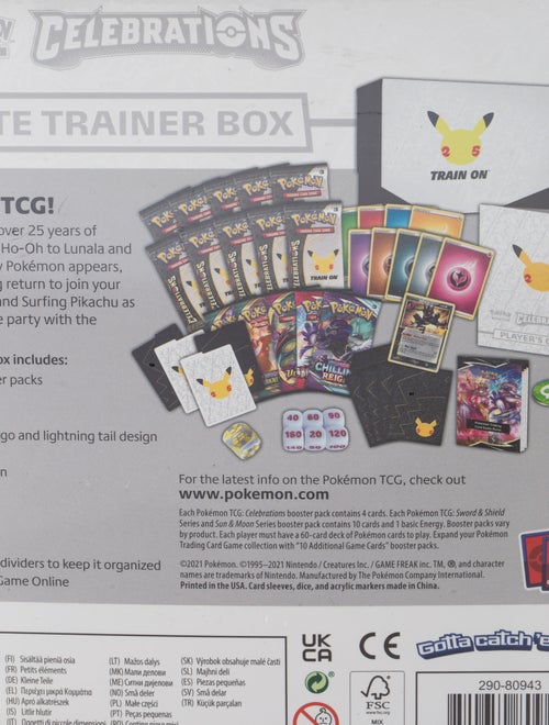 Trading Cards Pokemon Celebrations Elite Trainer Box
