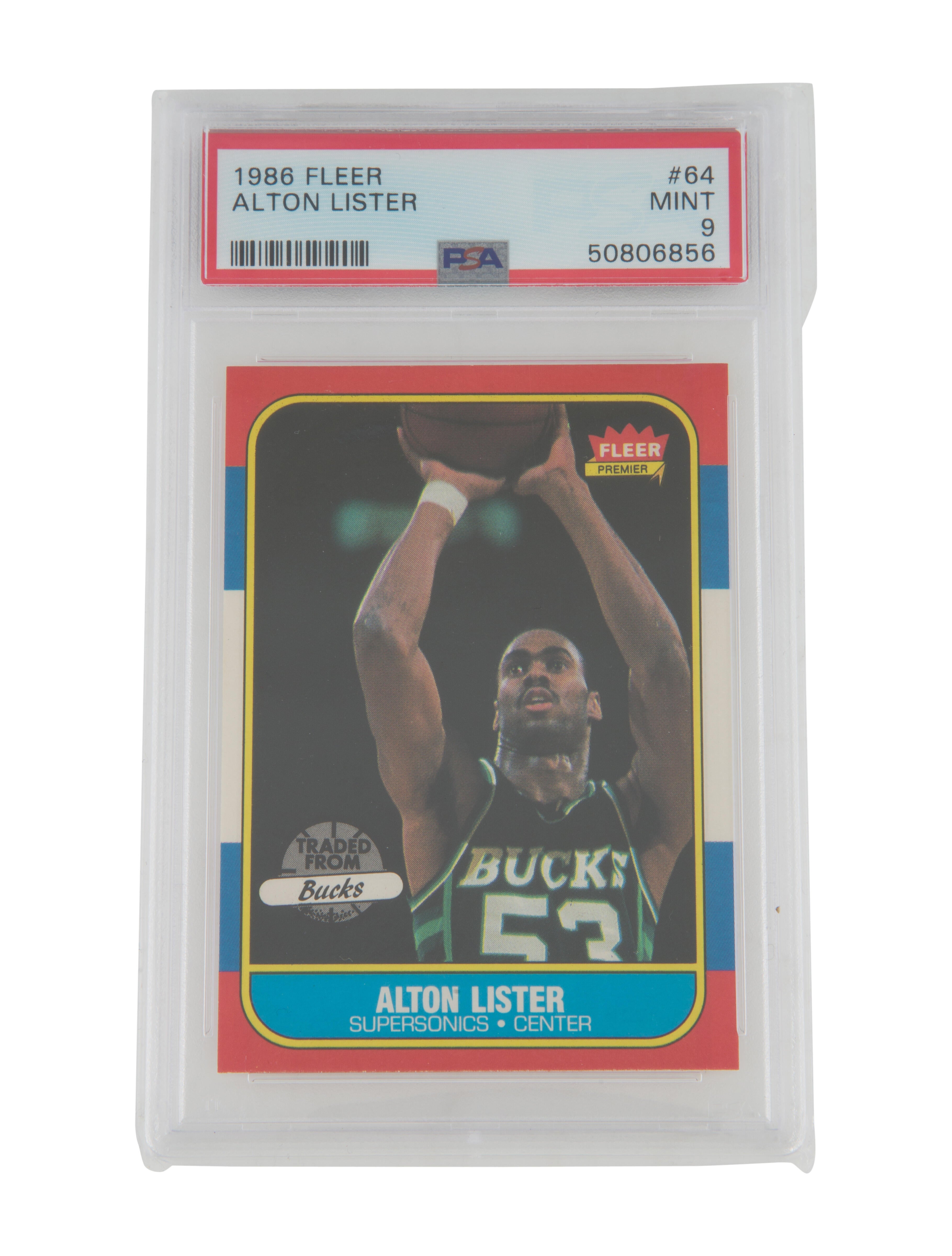 Trading Cards 1986 Fleer Jerry Sichting PSA 9 Rookie 101 Green