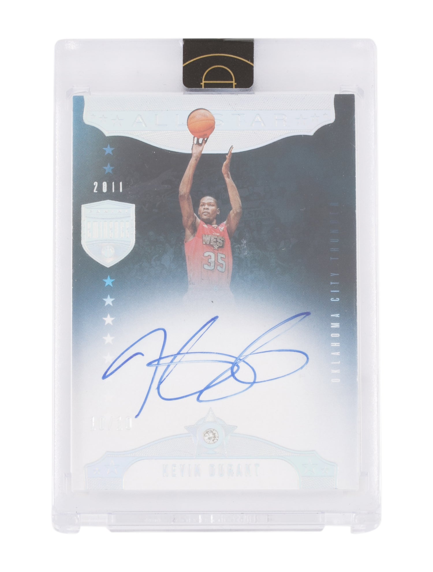 Trading Cards 2020 Panini Eminence Kevin Durant All-Star Diamond Auto 10/10 #AS-KD2