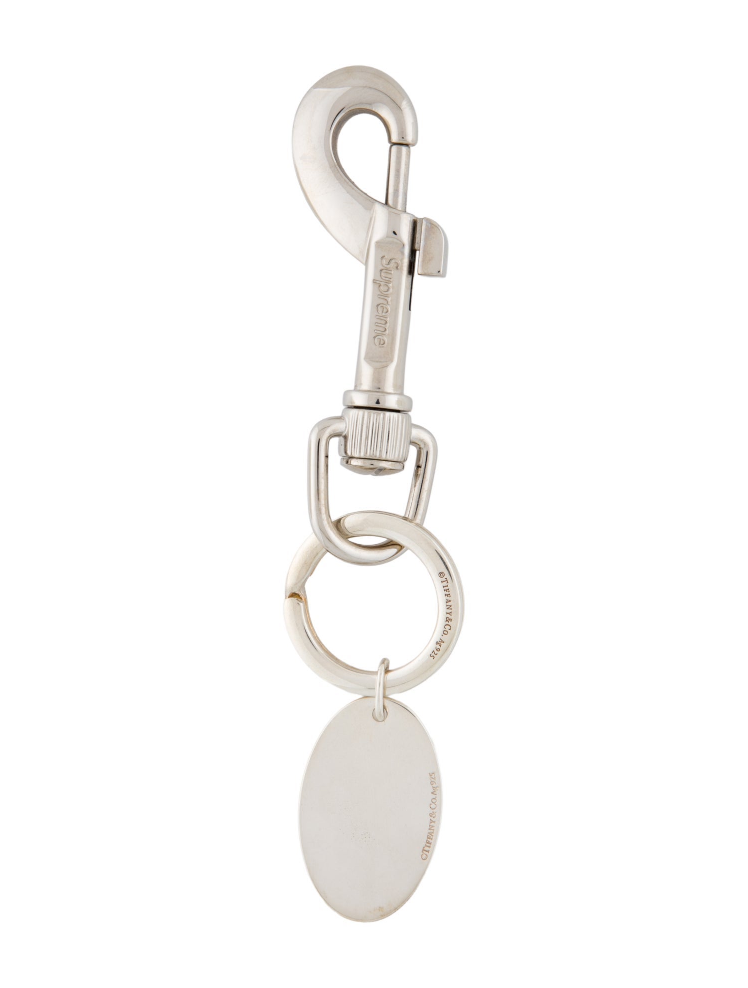 Tiffany & Co. x Supreme Silver Keychain