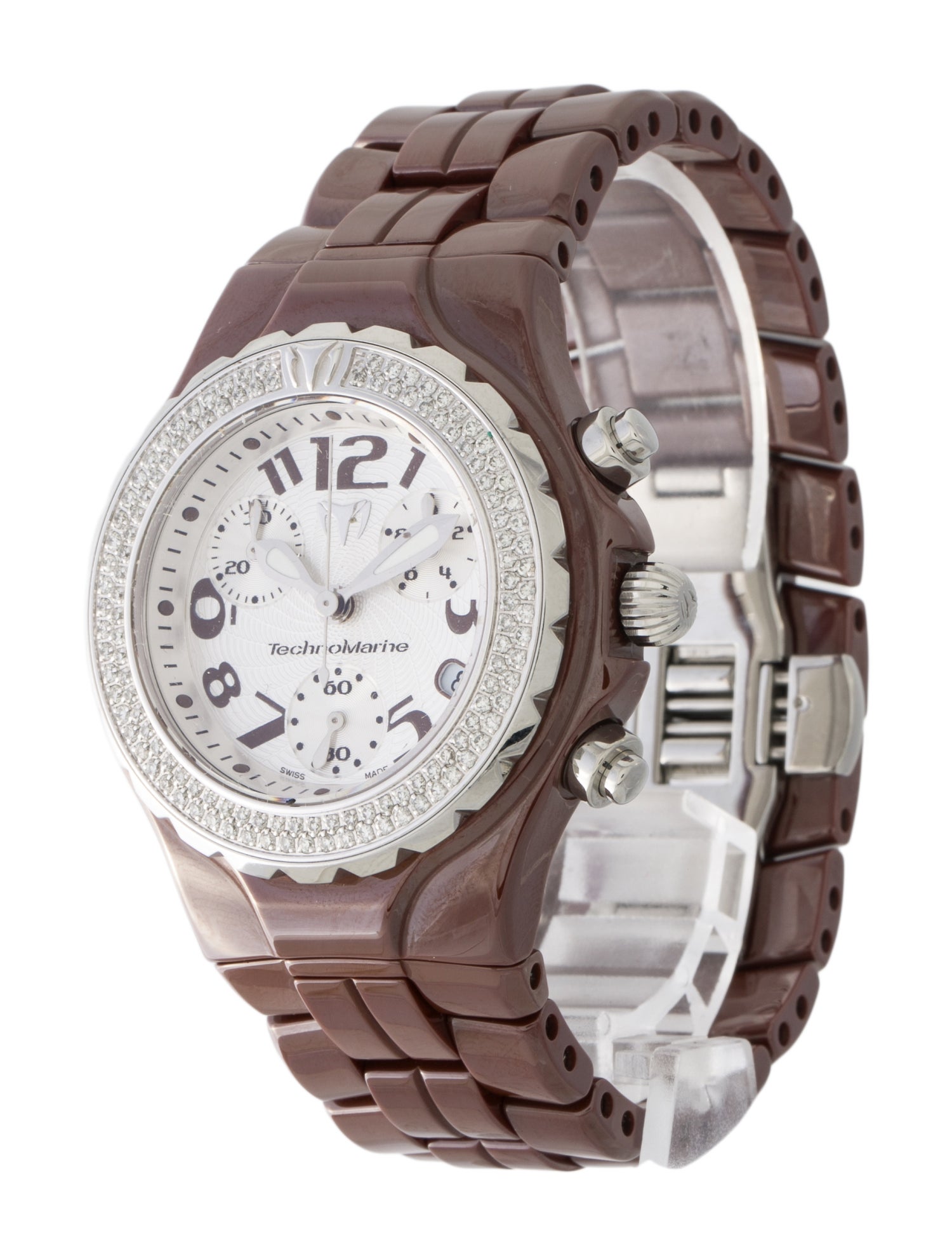 TechnoMarine TechnoDiamond Chrono Ceramique Watch