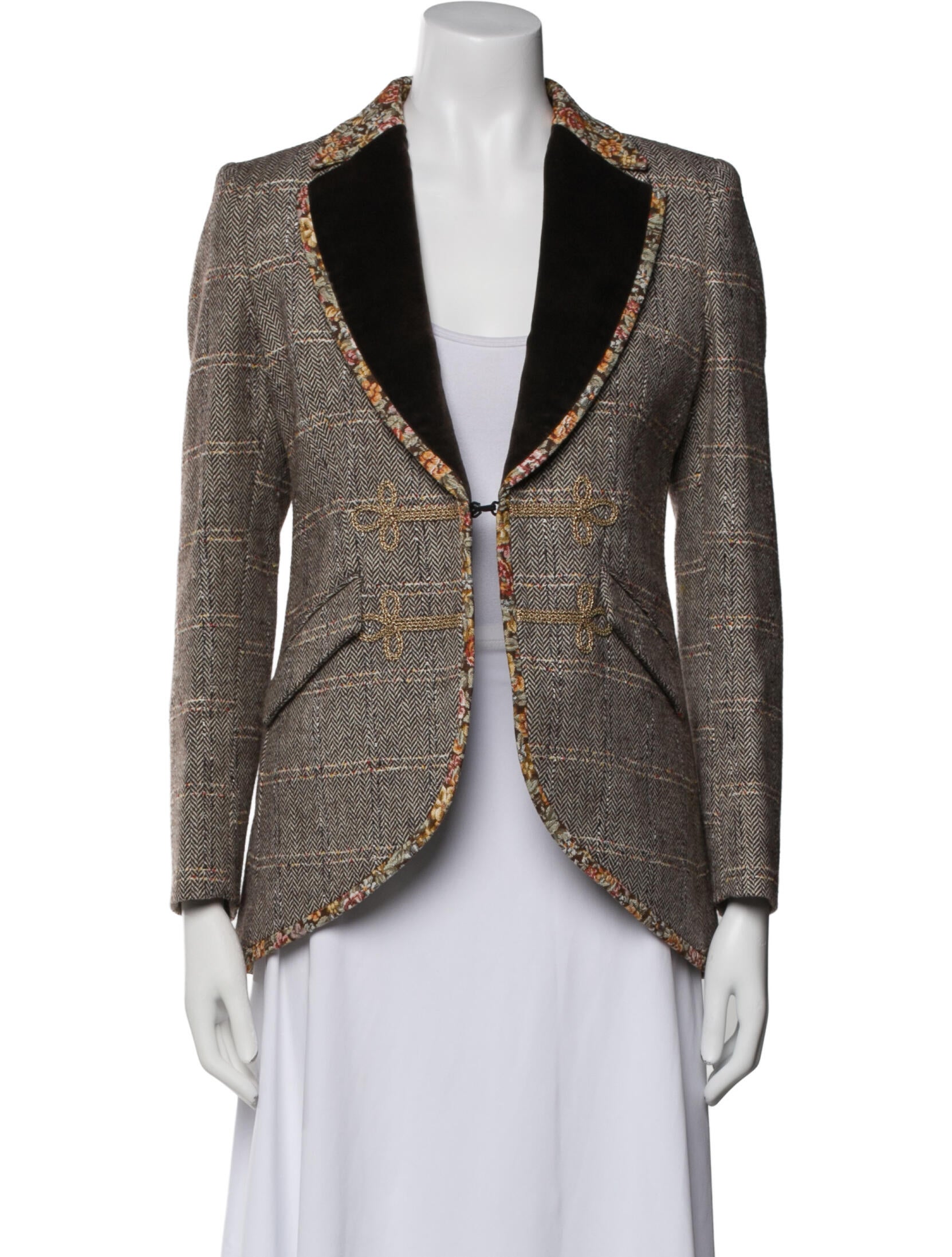 The Extreme Collection Printed Blazer