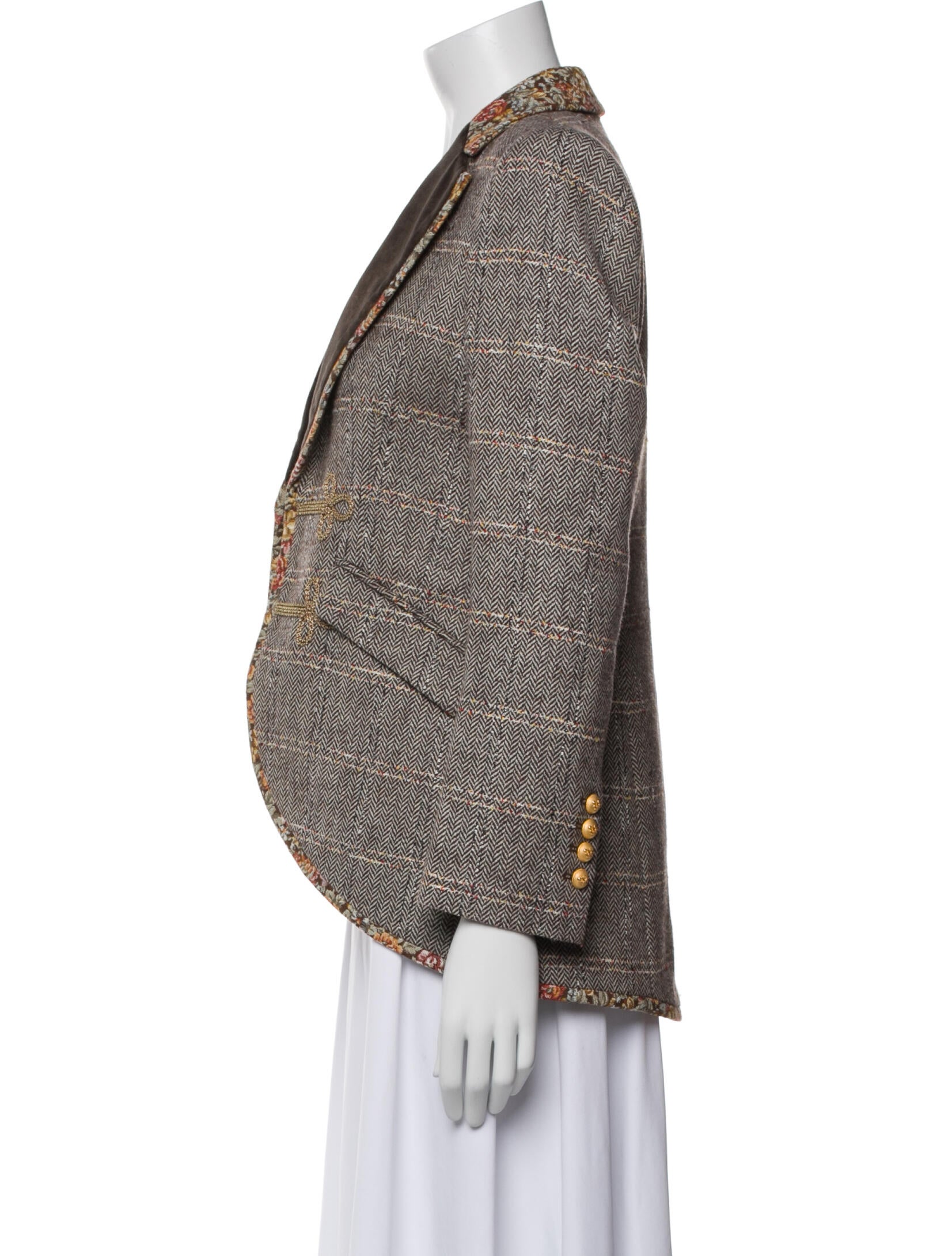 The Extreme Collection Printed Blazer