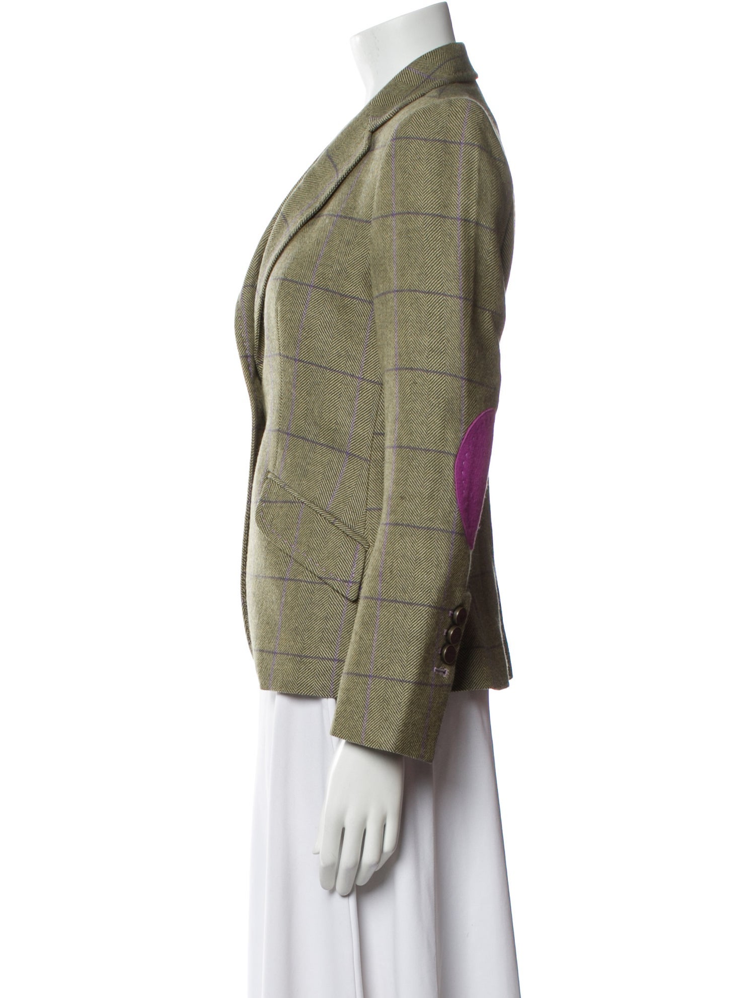 The Extreme Collection Plaid Print Blazer