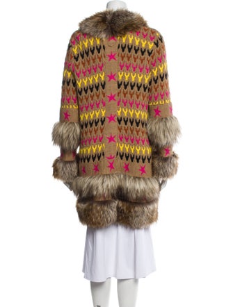 The Extreme Collection Baby Alpaca Printed Jacket