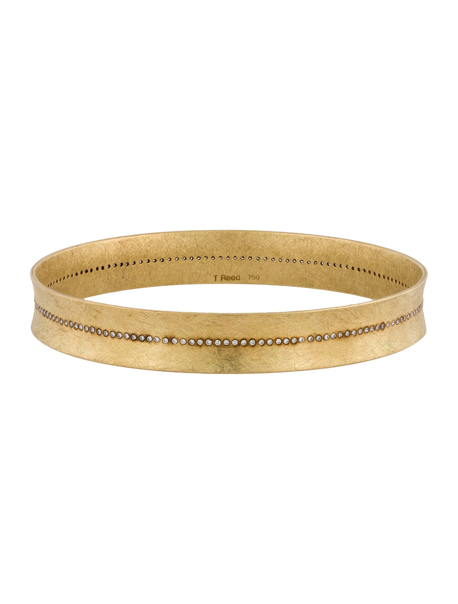 Todd Reed 18K Diamond Bangle Bracelet