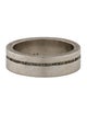 Todd Reed Palladium Diamond Offset Row Ring