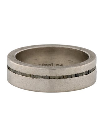 Todd Reed Palladium Diamond Offset Row Ring