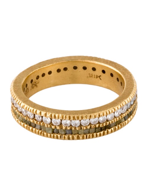 Todd Reed 18K Double Diamond Eternity Band