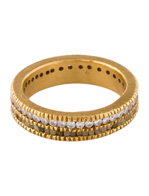 Todd Reed 18K Double Diamond Eternity Band