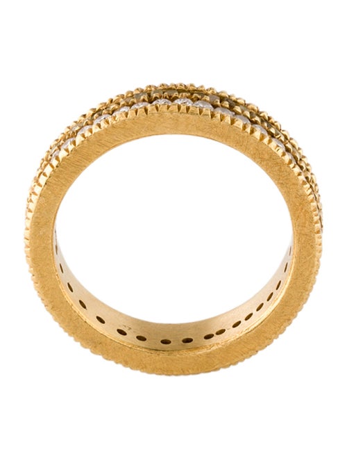 Todd Reed 18K Double Diamond Eternity Band