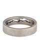 Todd Reed Palladium Raw Diamond Cube Brushed Band