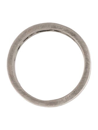 Todd Reed Palladium Raw Diamond Cube Brushed Band