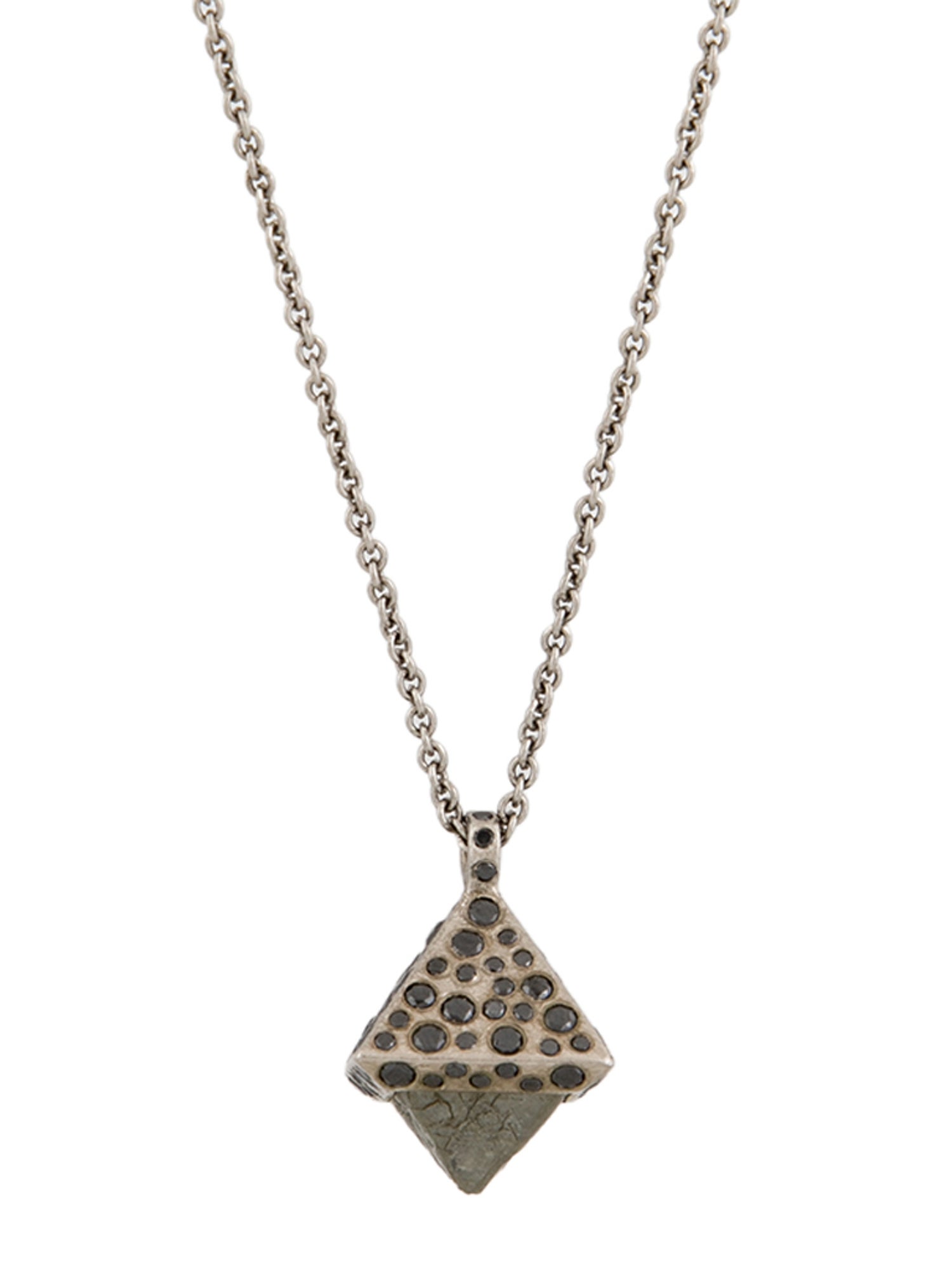 Todd Reed Palladium Diamond Pendant Necklace