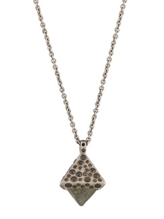 Todd Reed Palladium Diamond Pendant Necklace