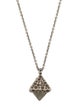Todd Reed Palladium Diamond Pendant Necklace