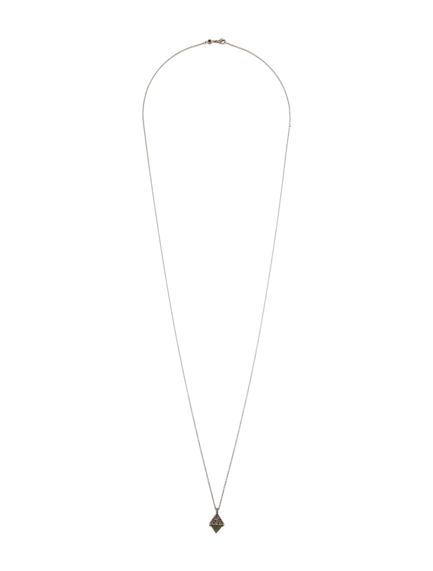 Todd Reed Palladium Diamond Pendant Necklace