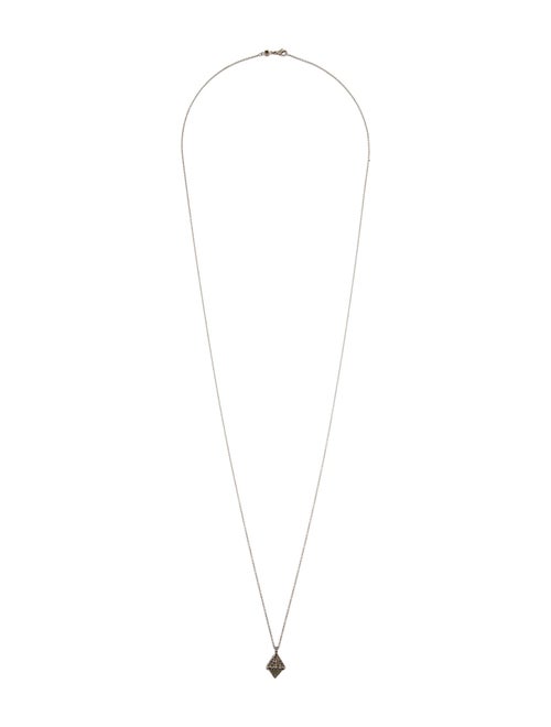 Todd Reed Palladium Diamond Pendant Necklace