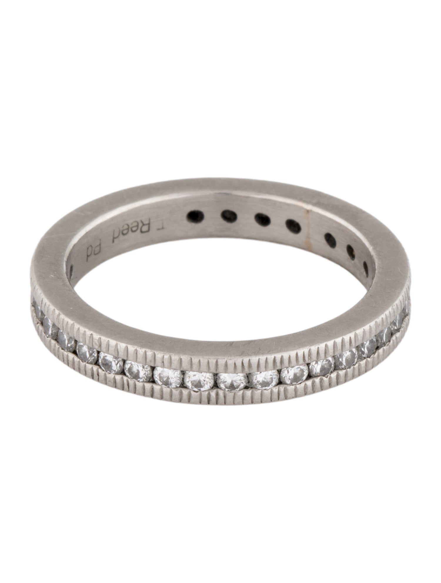Todd Reed Palladium Diamond Eternity Band