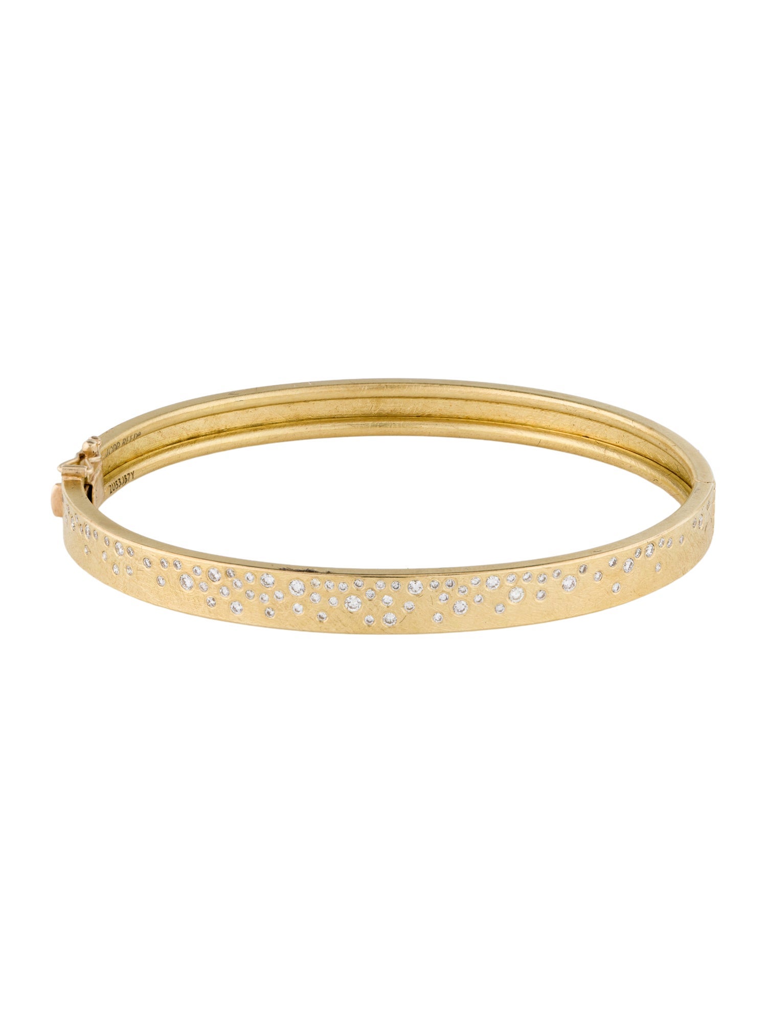 Todd Reed 18K Diamond Bangle Bracelet