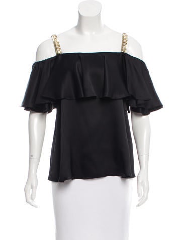 Temperley London Mirror Ball Silk Top w/ Tags