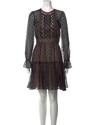 Temperley London Dresses Polka Dot Print Mini Dress Us6, Uk10 | M
