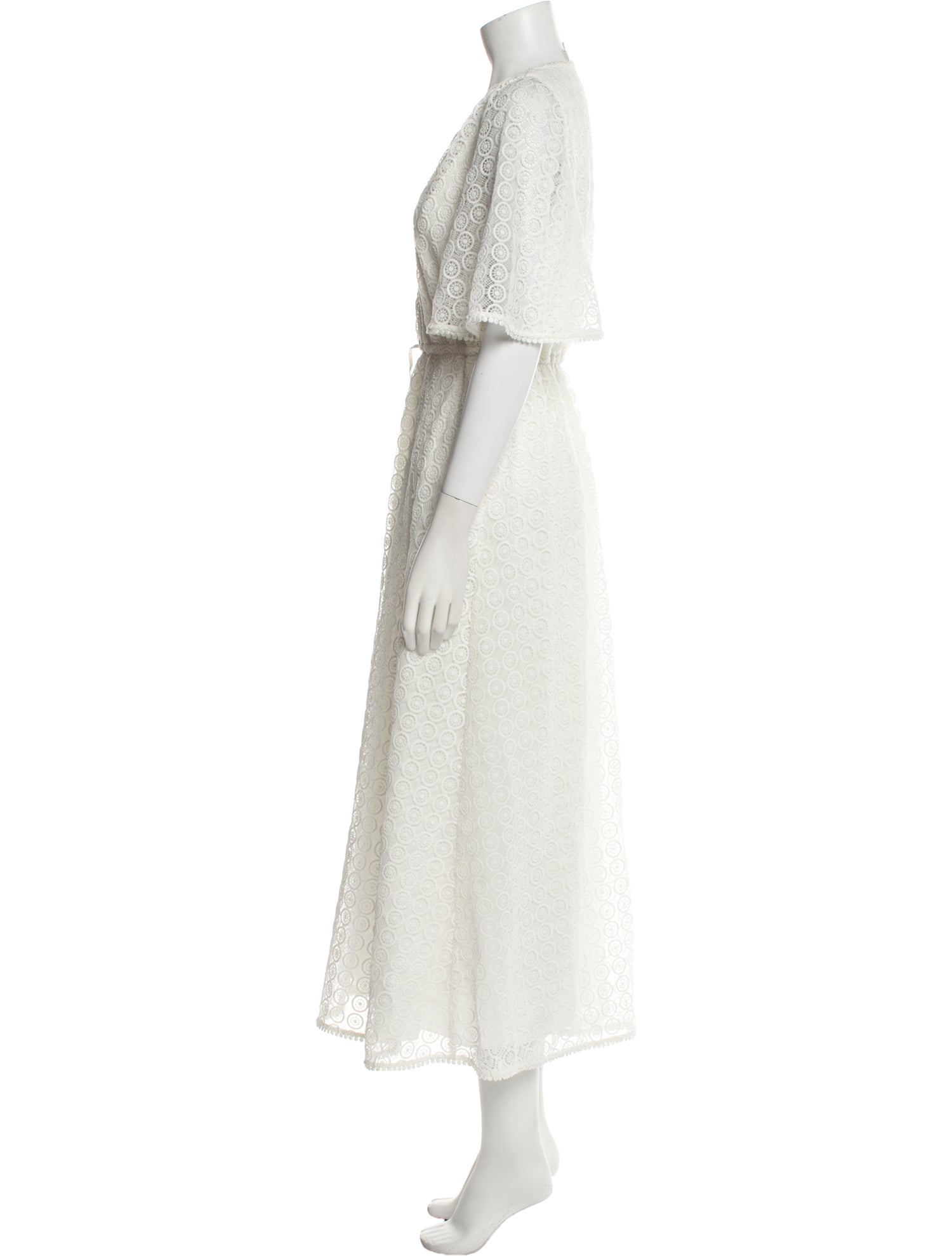 Temperley London V-Neck Long Dress