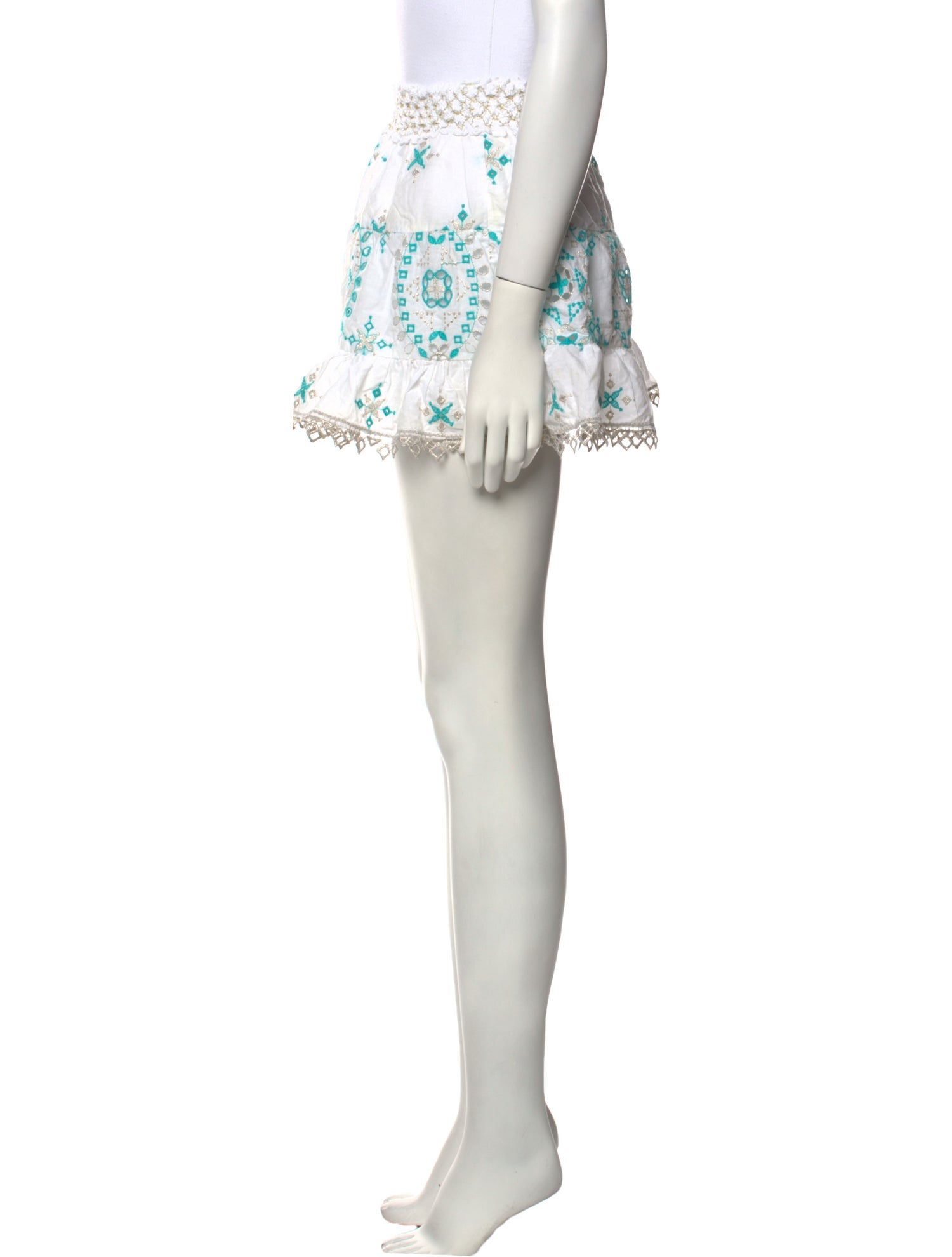 Temperley London Patterned Mini Skirt