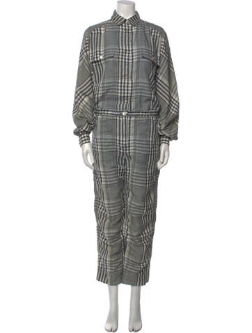 Temperley London Jumpsuits and Rompers Plaid Print Jumpsuit Us2, UK6 | XS
