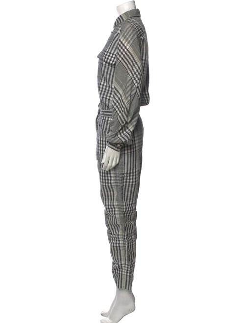 Temperley London Plaid Print Jumpsuit