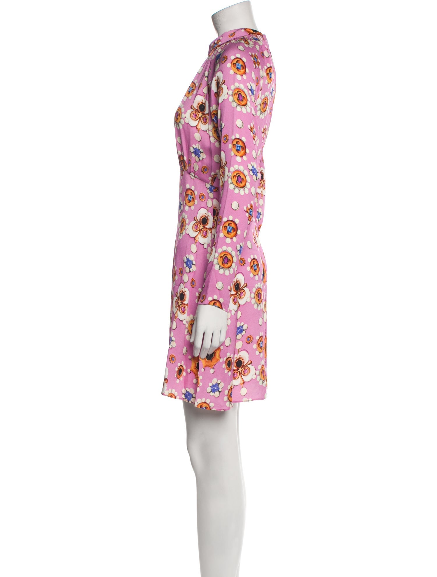Temperley London Floral Print Mini Dress w/ Tags