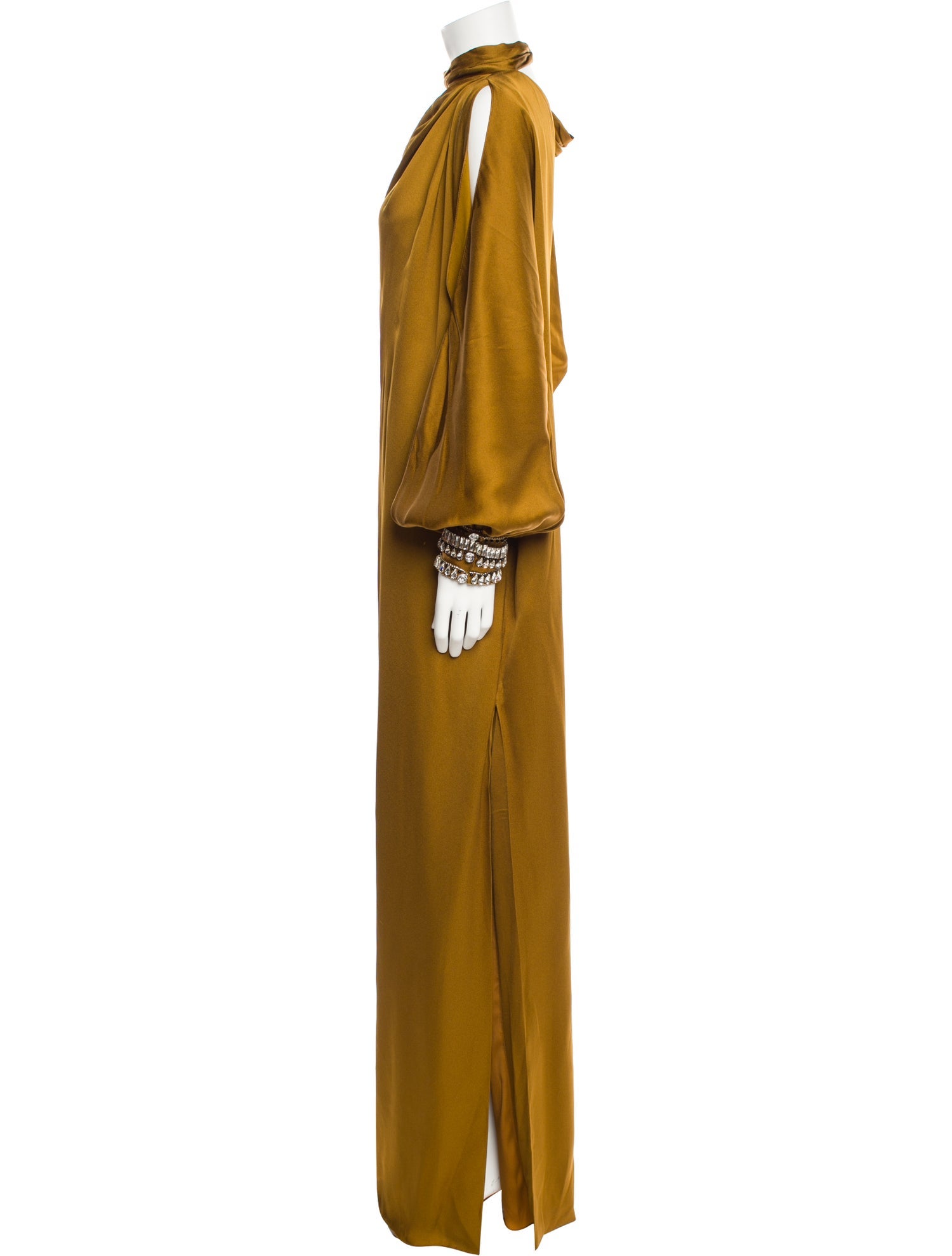 Temperley London Cowl Neck Long Dress