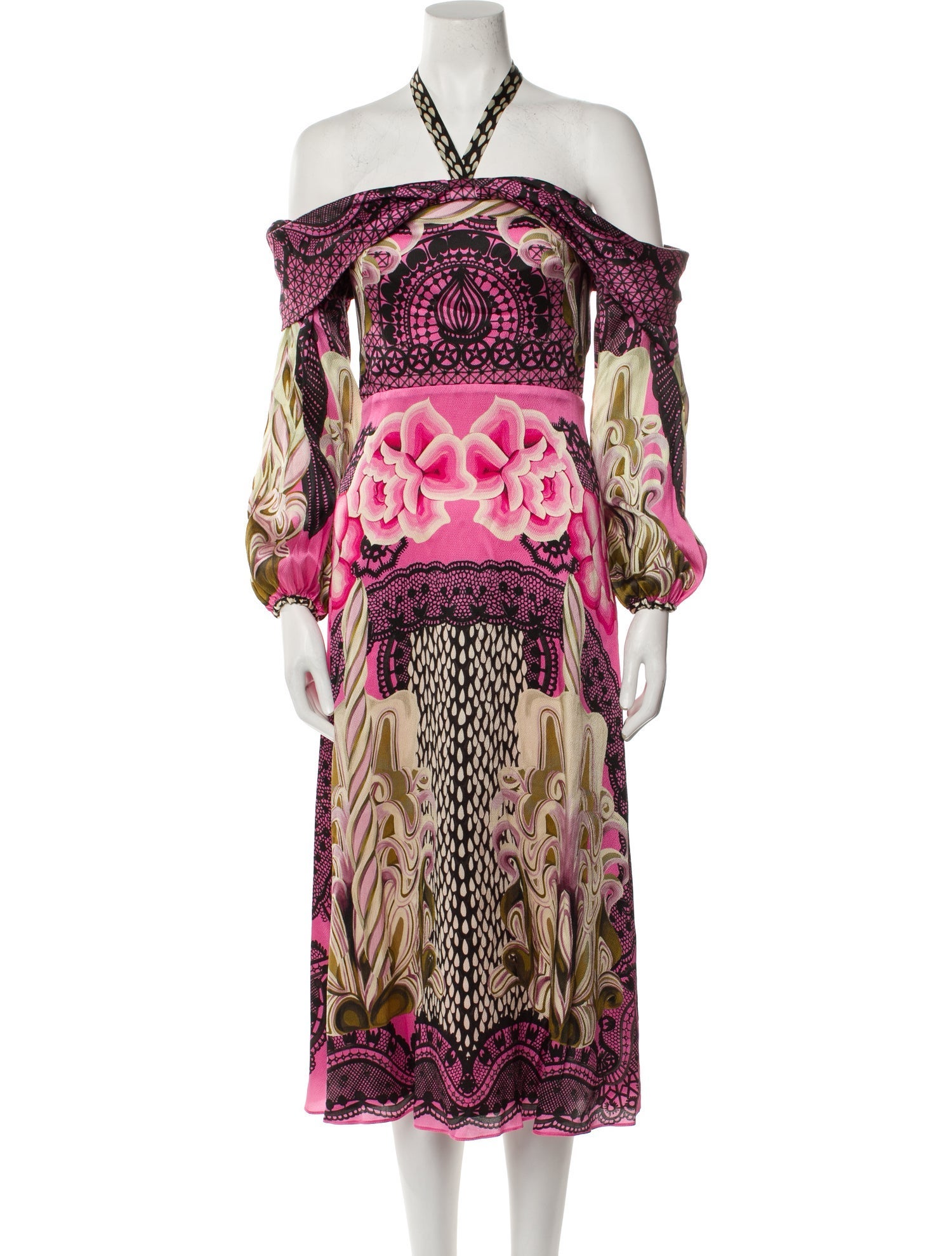 Temperley London Silk Midi Length Dress