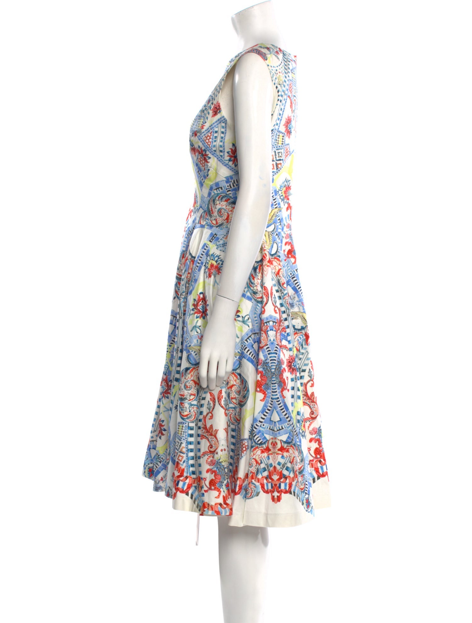 Temperley London Printed Midi Length Dress