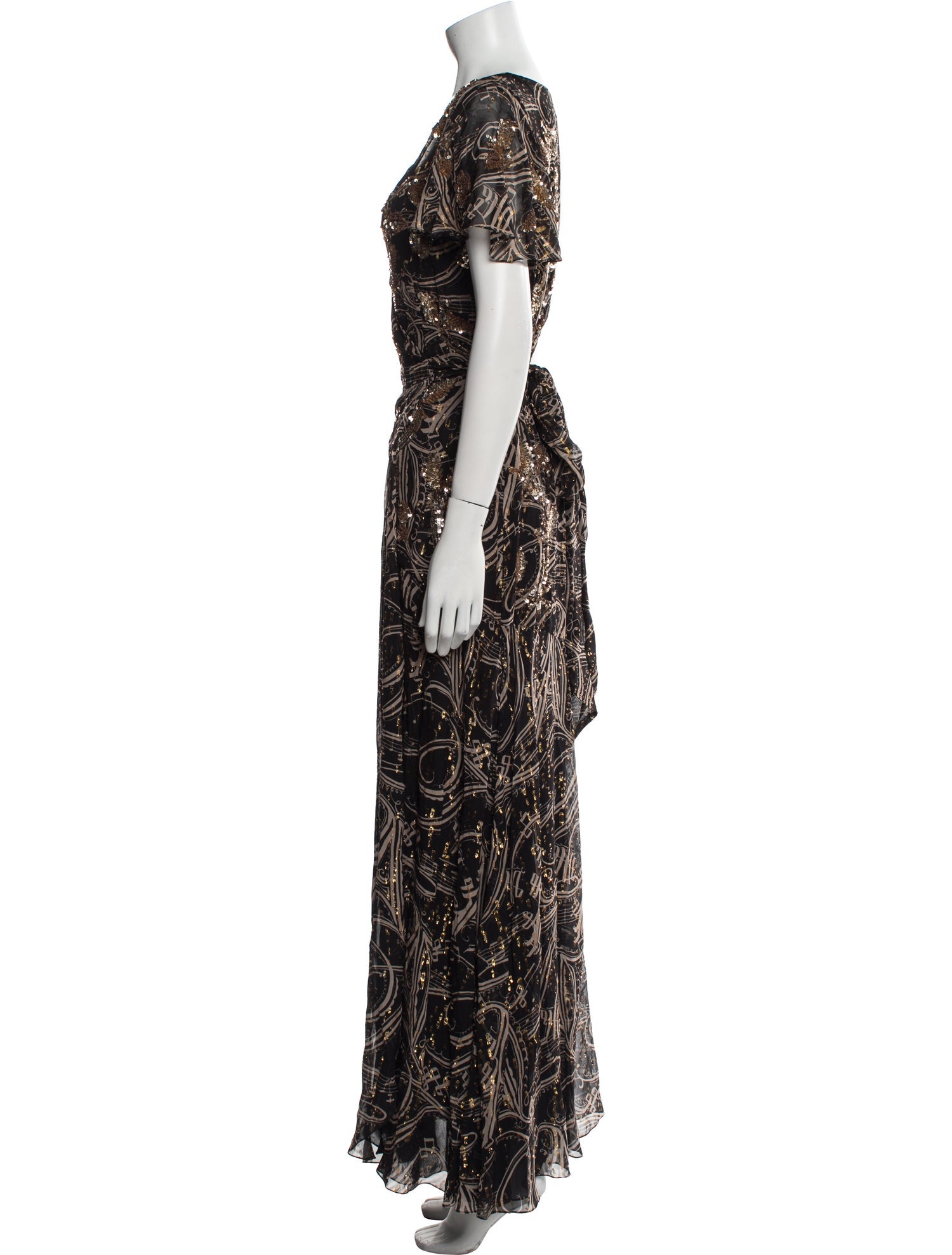 Temperley London Silk Long Dress