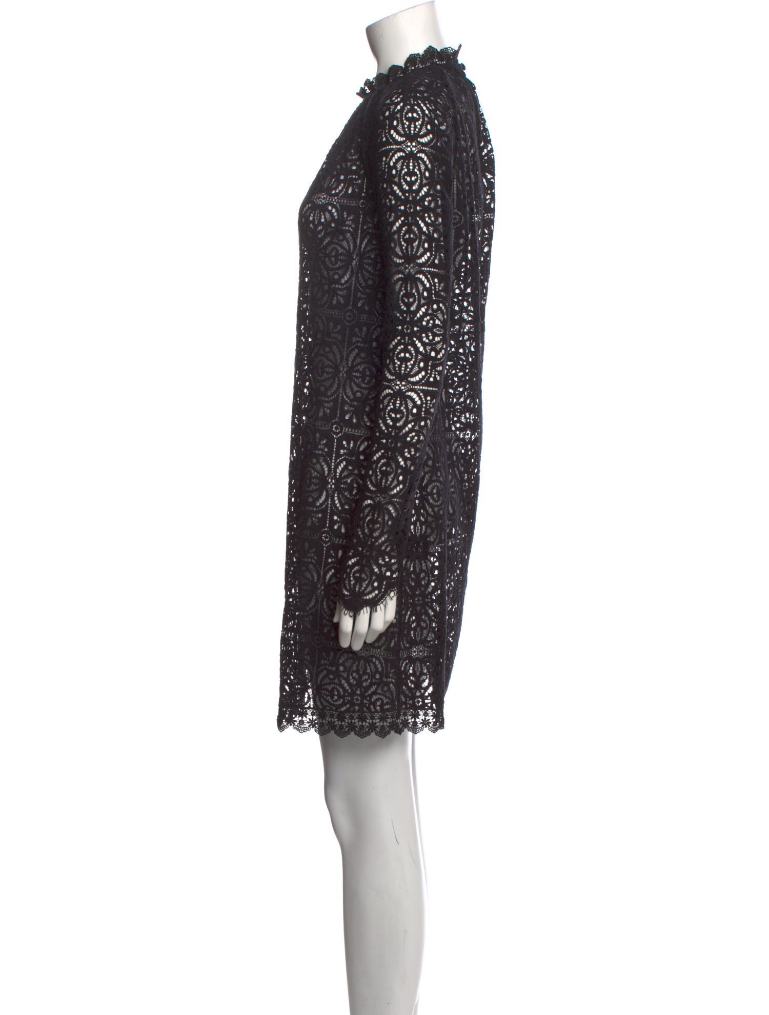 Temperley London Lace Pattern Mini Dress