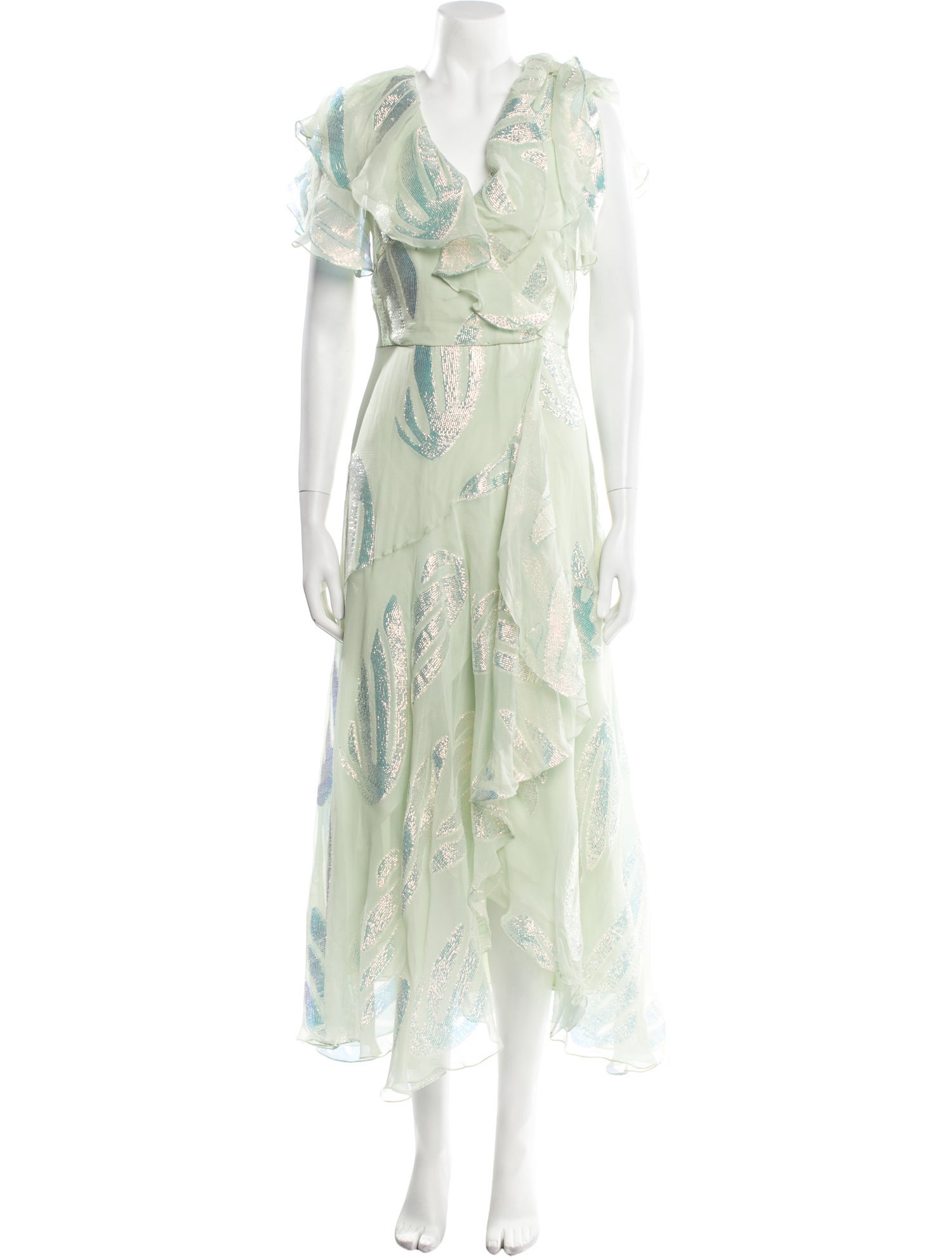 Temperley London Paisley Print Long Dress w/ Tags