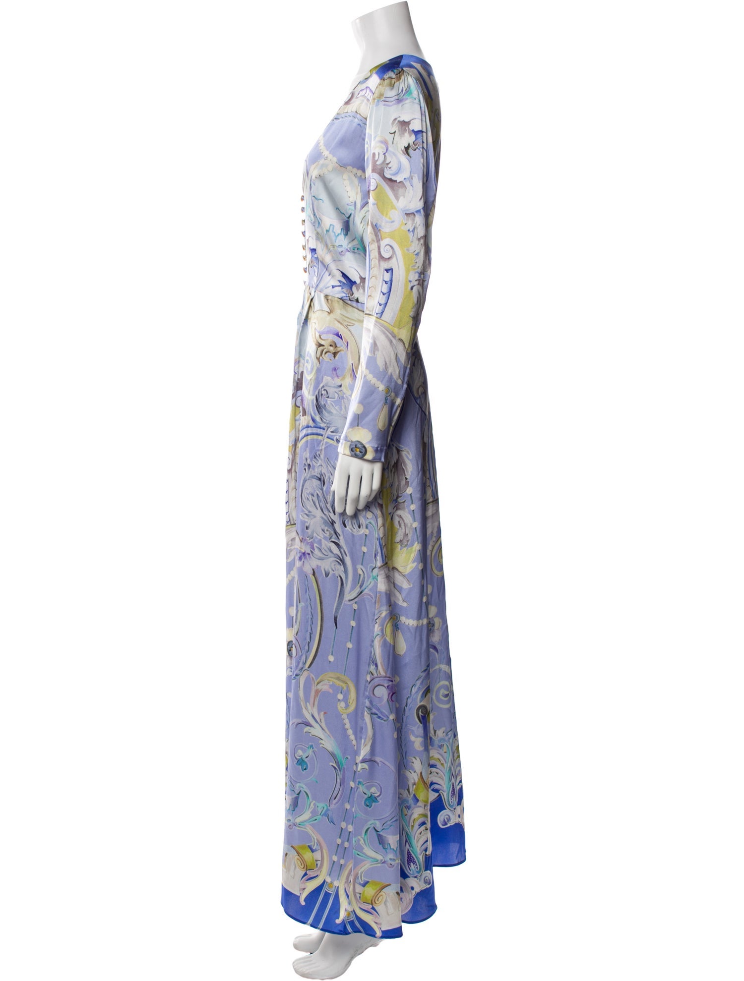 Temperley London Silk Long Dress w/ Tags