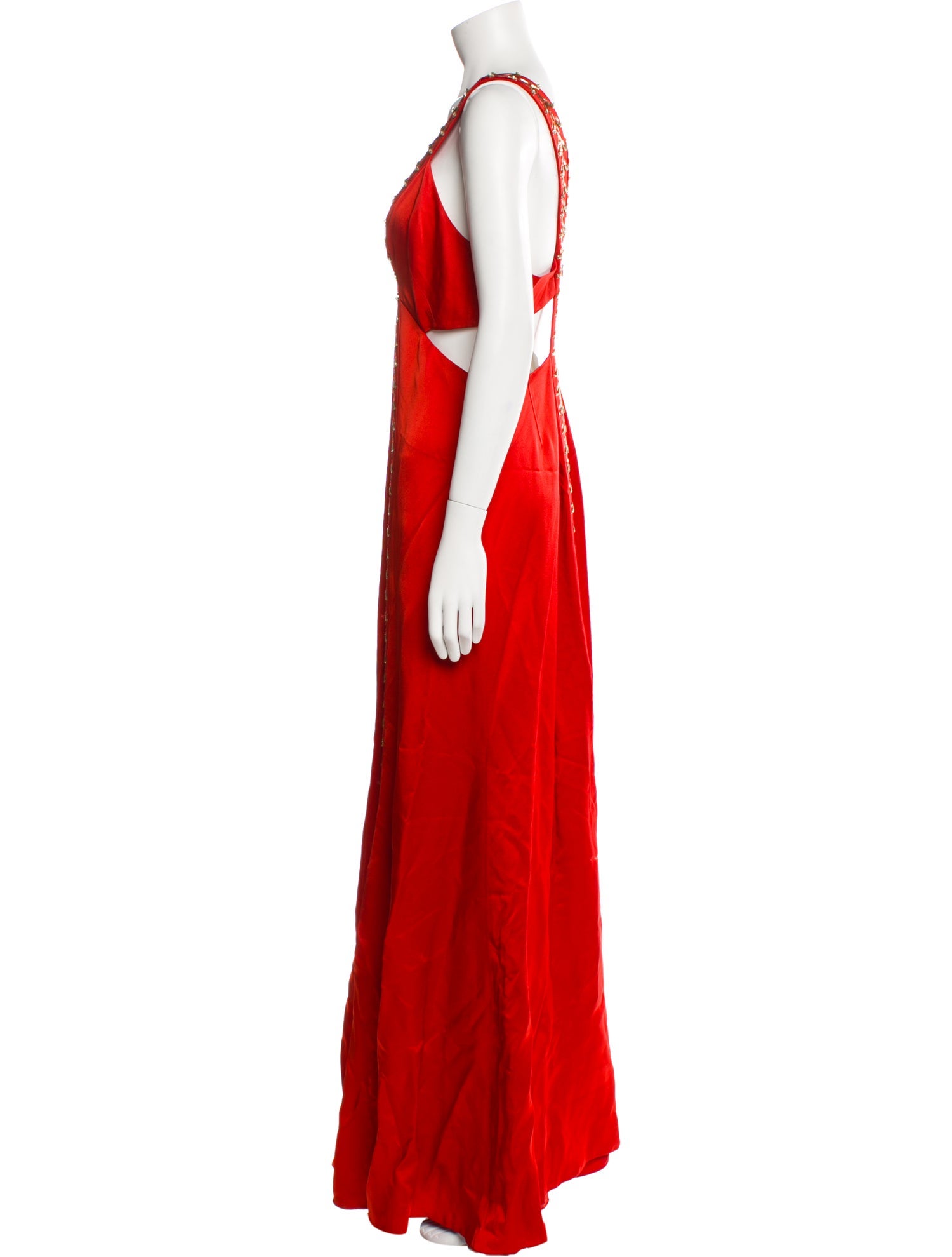 Temperley London Plunge Neckline Long Dress w/ Tags