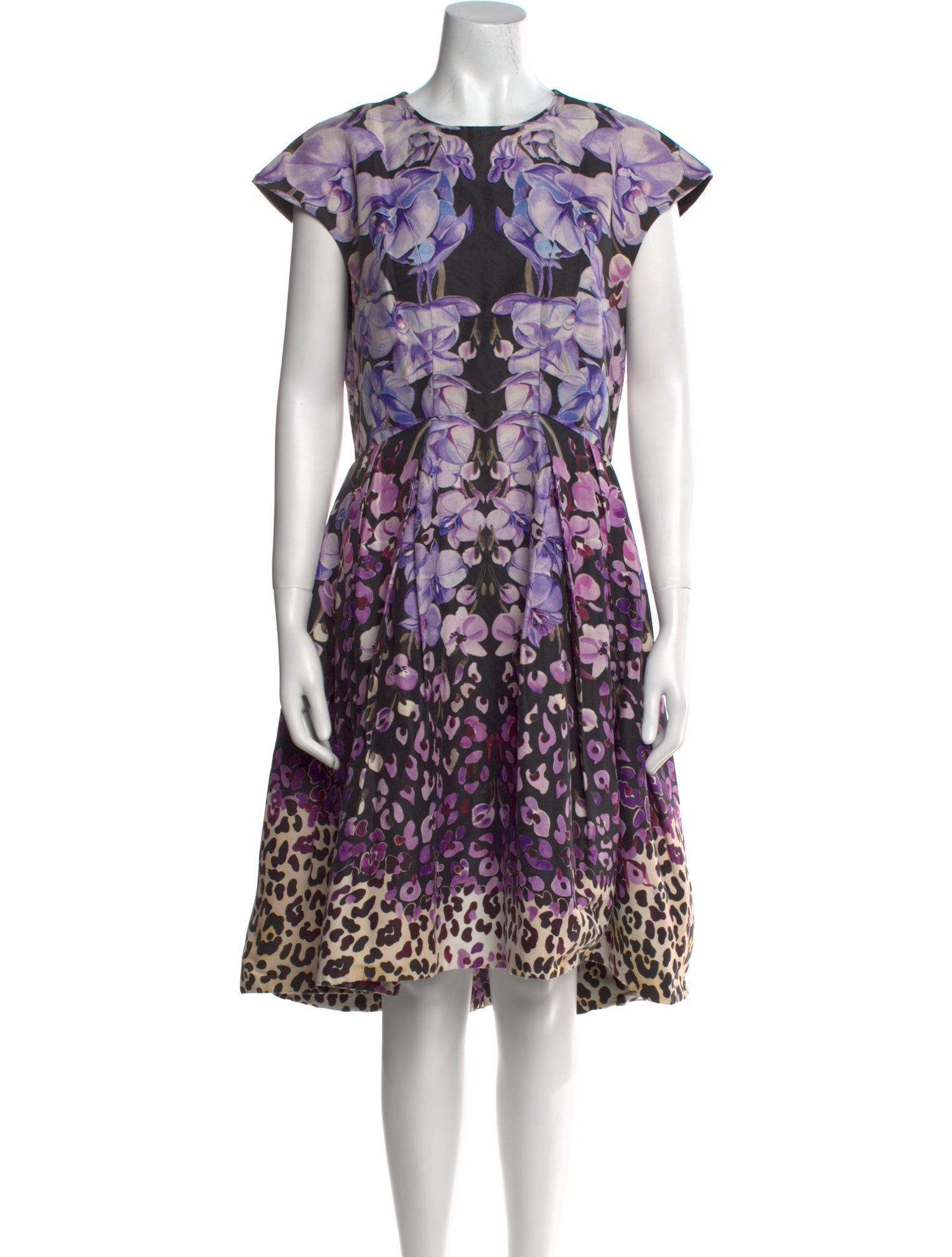 Temperley London Floral Print Midi Length Dress