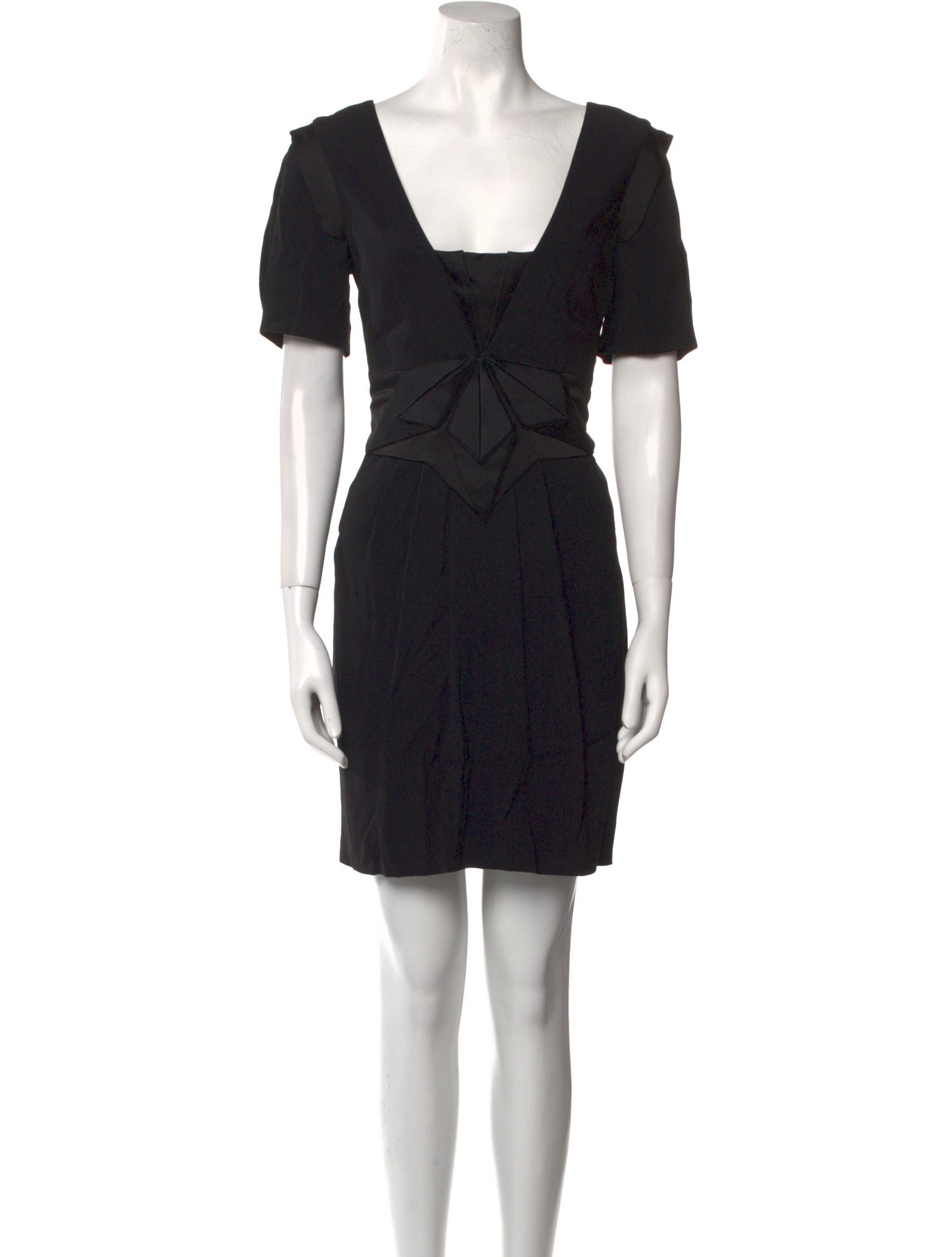 Temperley London Square Neckline Mini Dress