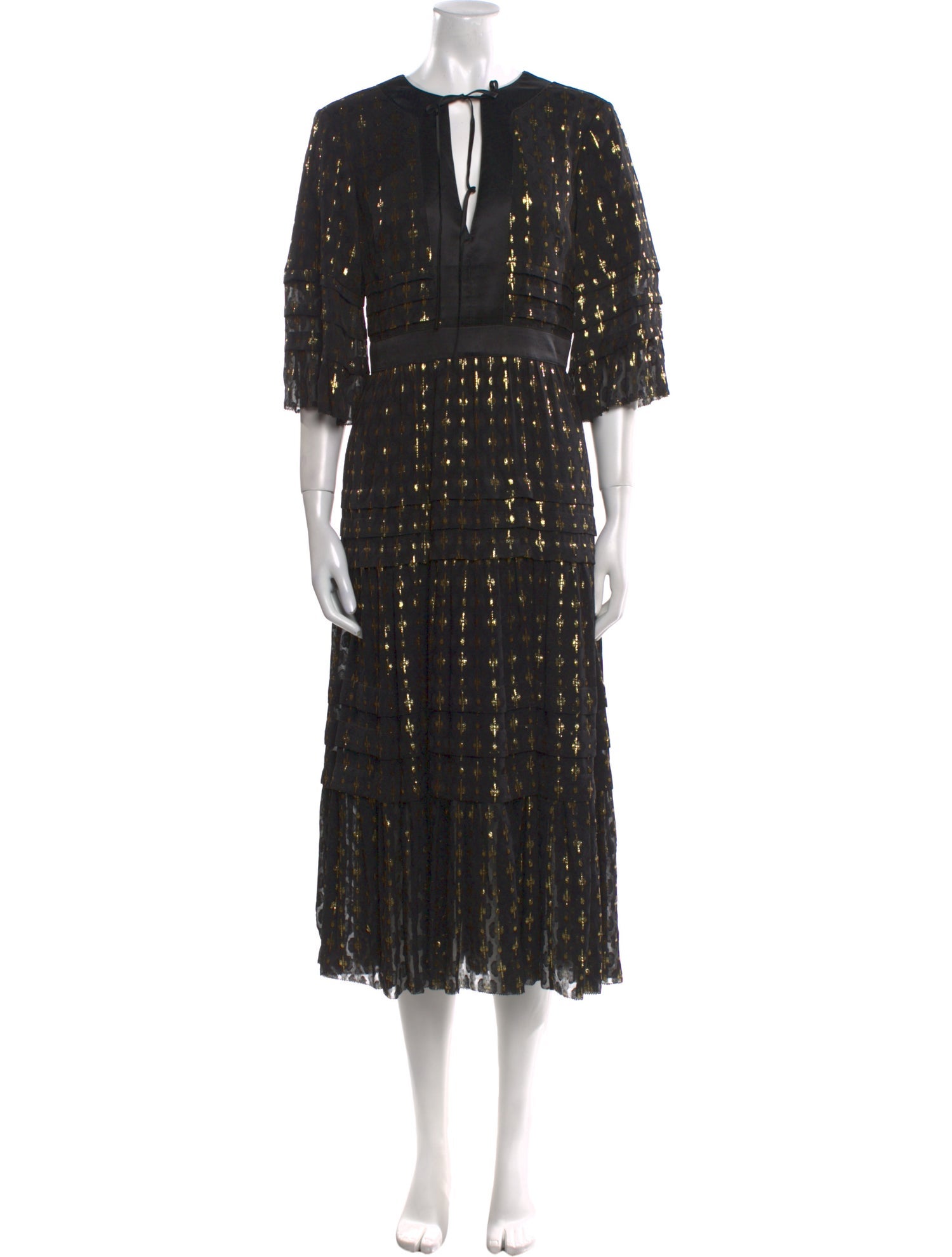 Temperley London Printed Midi Length Dress