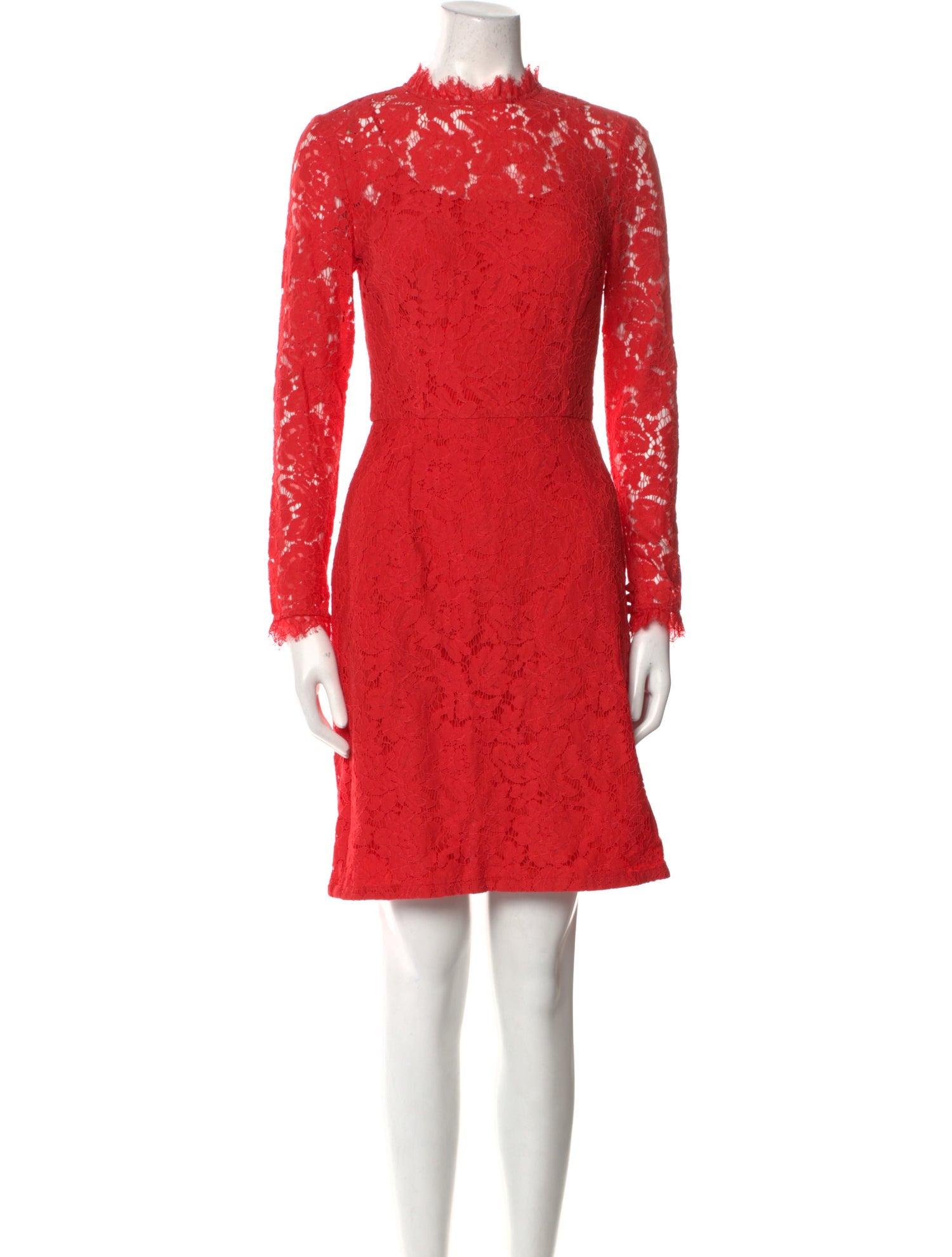Temperley London Lace Pattern Mini Dress