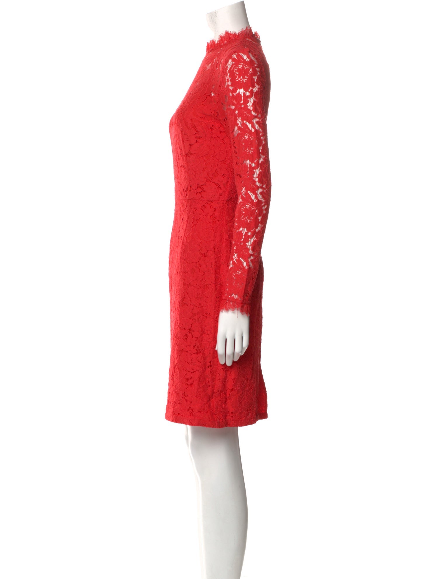 Temperley London Lace Pattern Mini Dress