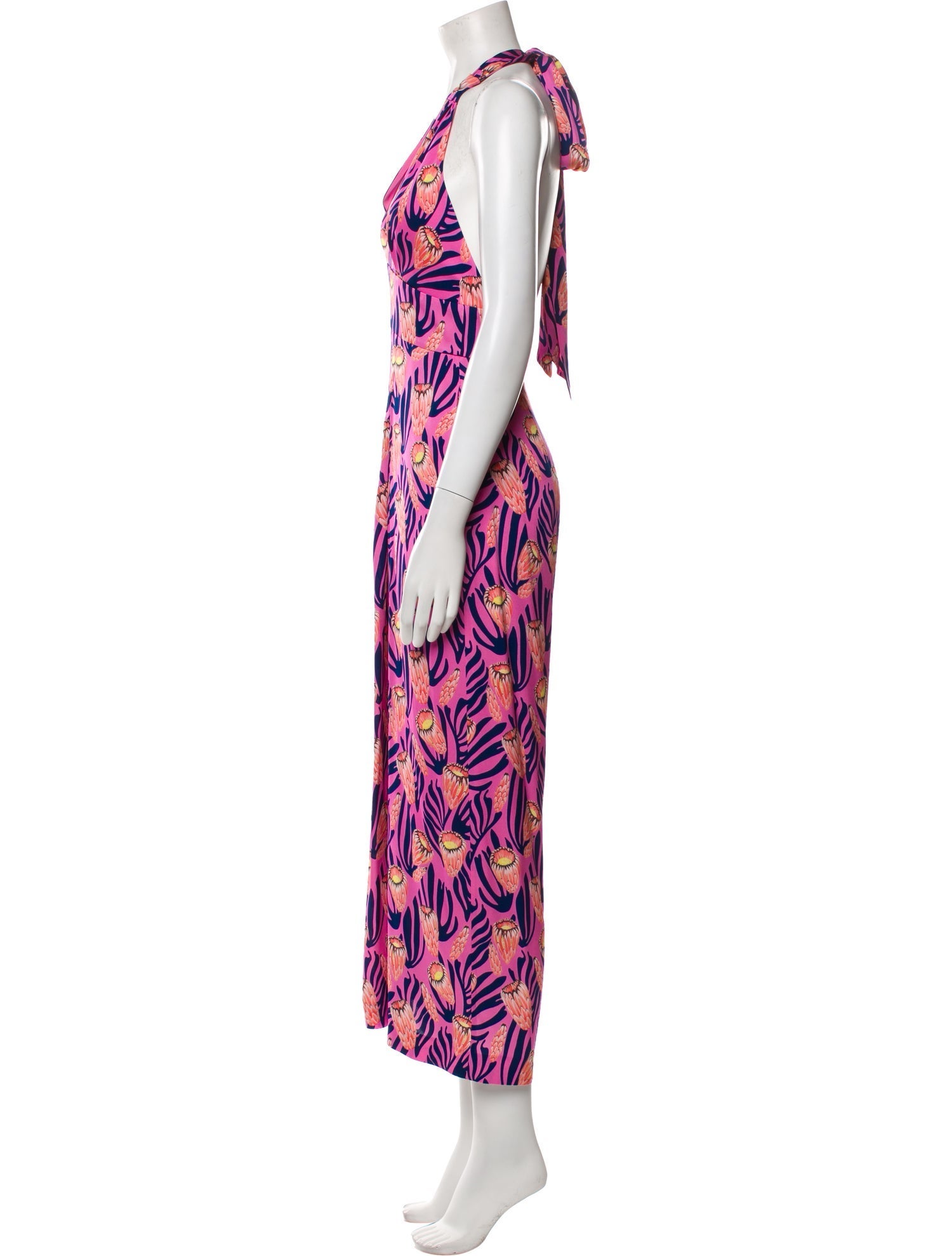 Temperley London Silk Printed Jumpsuit